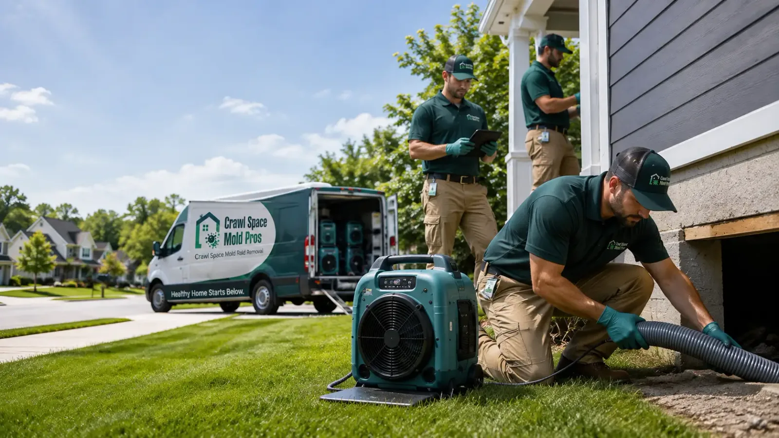 Crawl Space Mold Removal in Belchertown, MA
